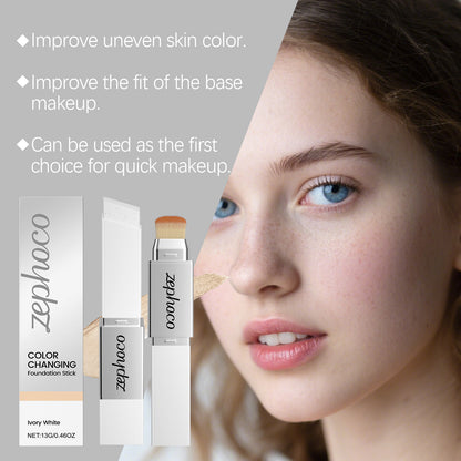Ivory 2-in-1 Color Changing Foundation Stick