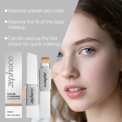Natural Shade 2-in-1 Color Changing Foundation Stick