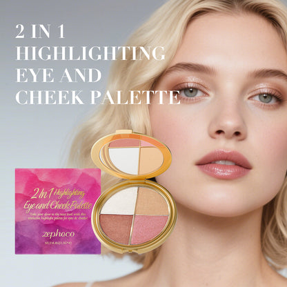 Highlighter, Eyeshadow & Blush Palette