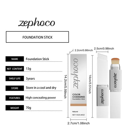 Natural Shade 2-in-1 Color Changing Foundation Stick