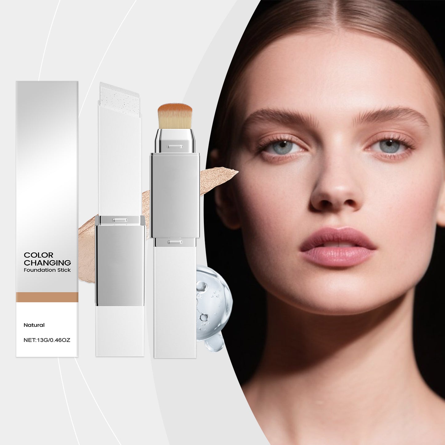 2-in-1 Color Changing Foundation Stick