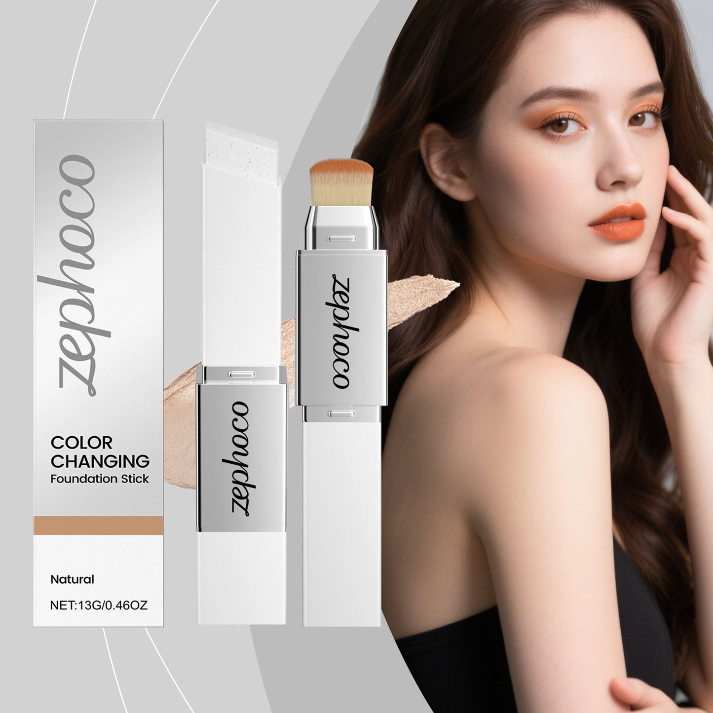 Natural Shade 2-in-1 Color Changing Foundation Stick