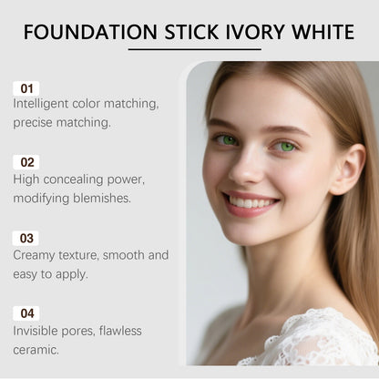Ivory White 2-in-1 Color Changing Foundation Stick