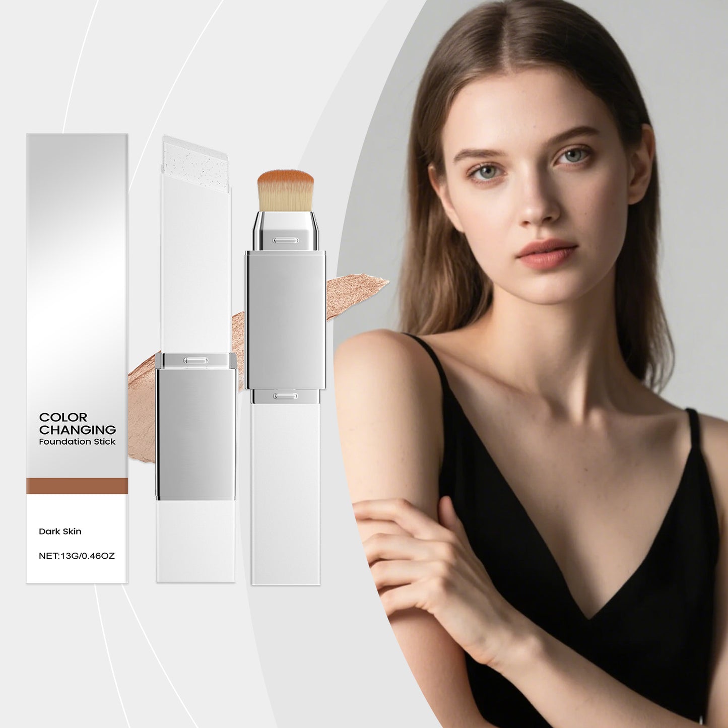 Deep Shade 2-in-1 Color Changing Foundation Stick