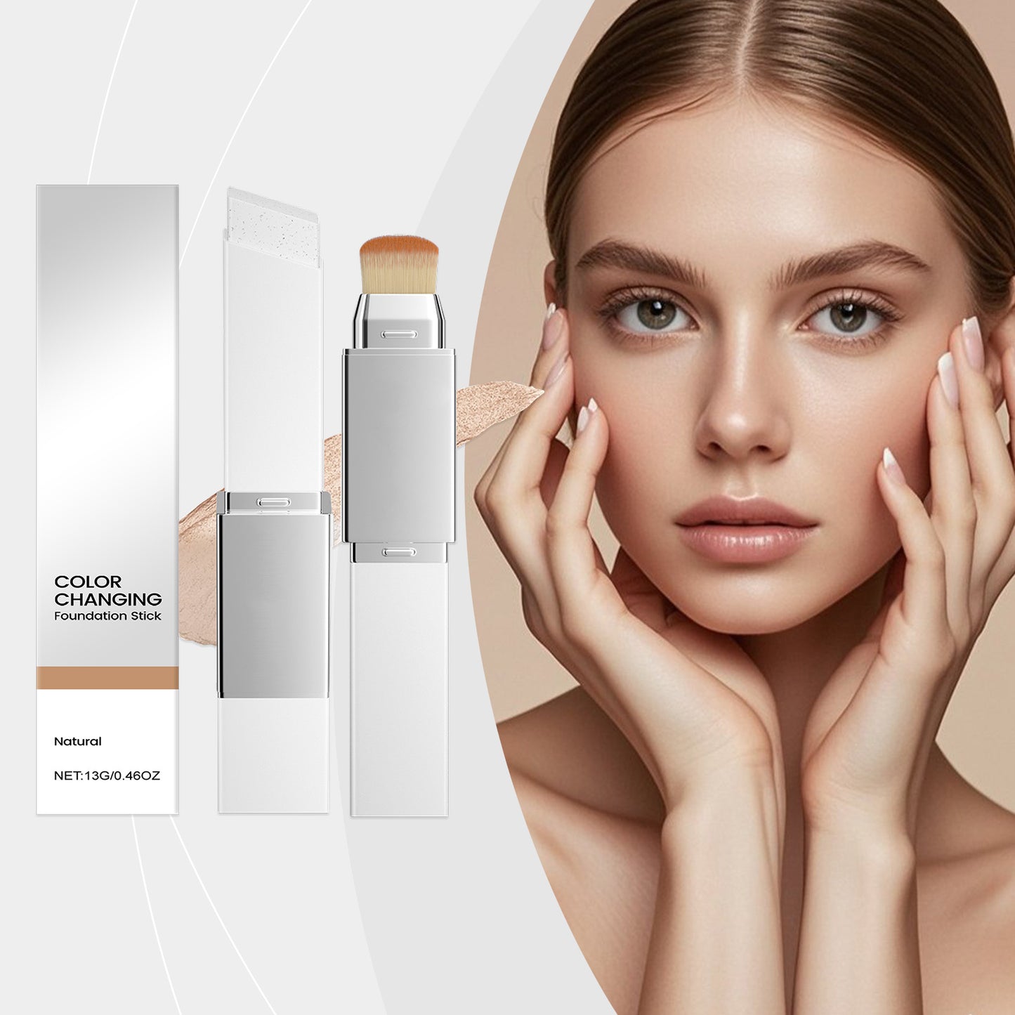 2-in-1 Color Changing Foundation Stick