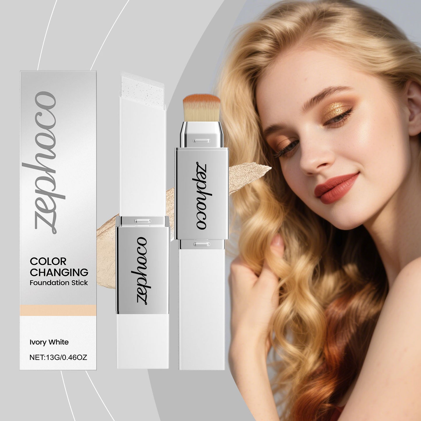 Ivory 2-in-1 Color Changing Foundation Stick