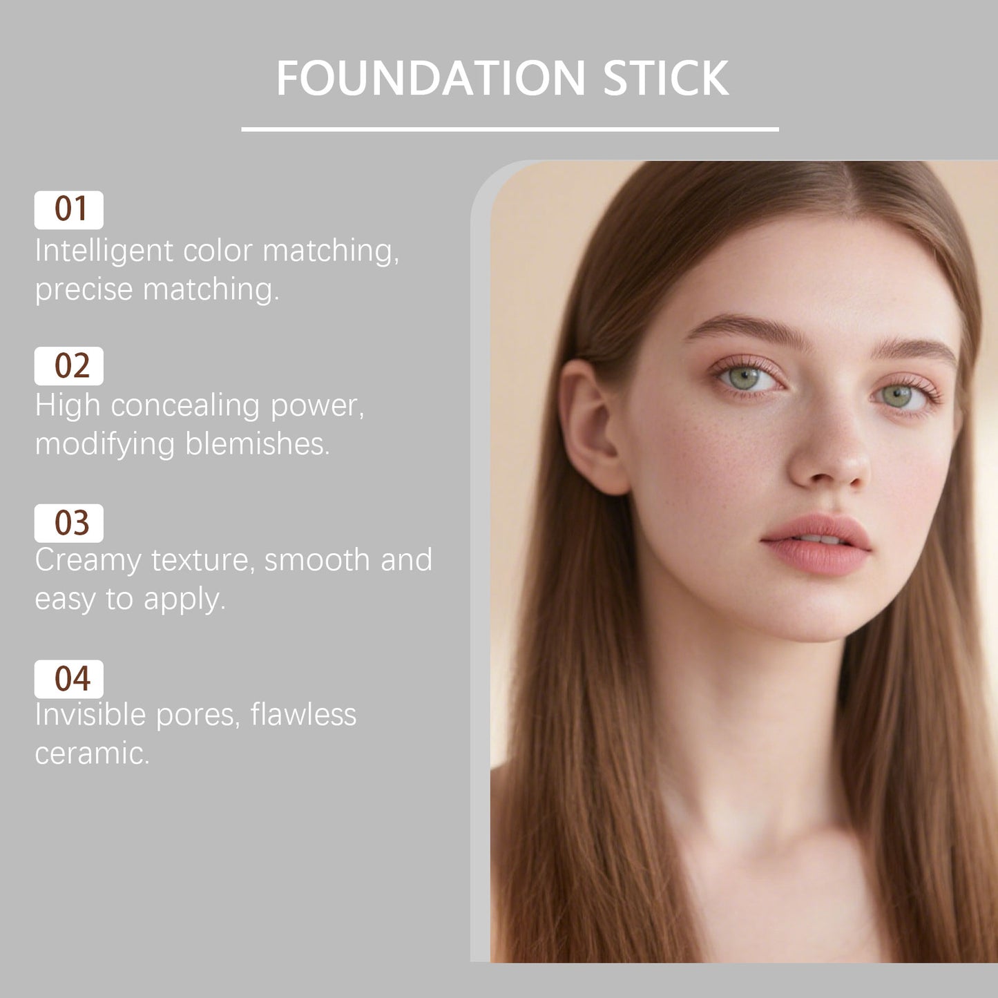 Deep Shade 2-in-1 Color Changing Foundation Stick