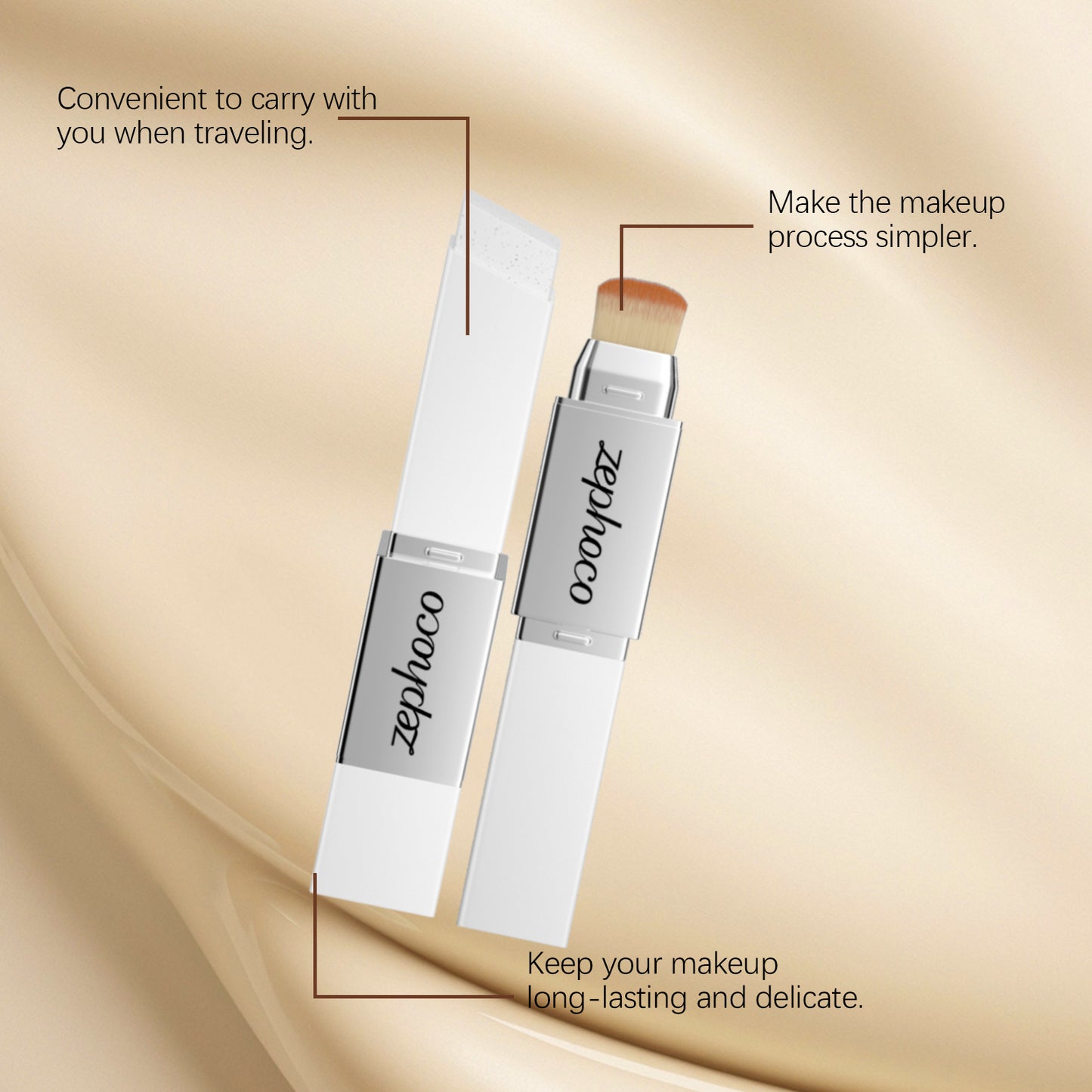 Ivory 2-in-1 Color Changing Foundation Stick