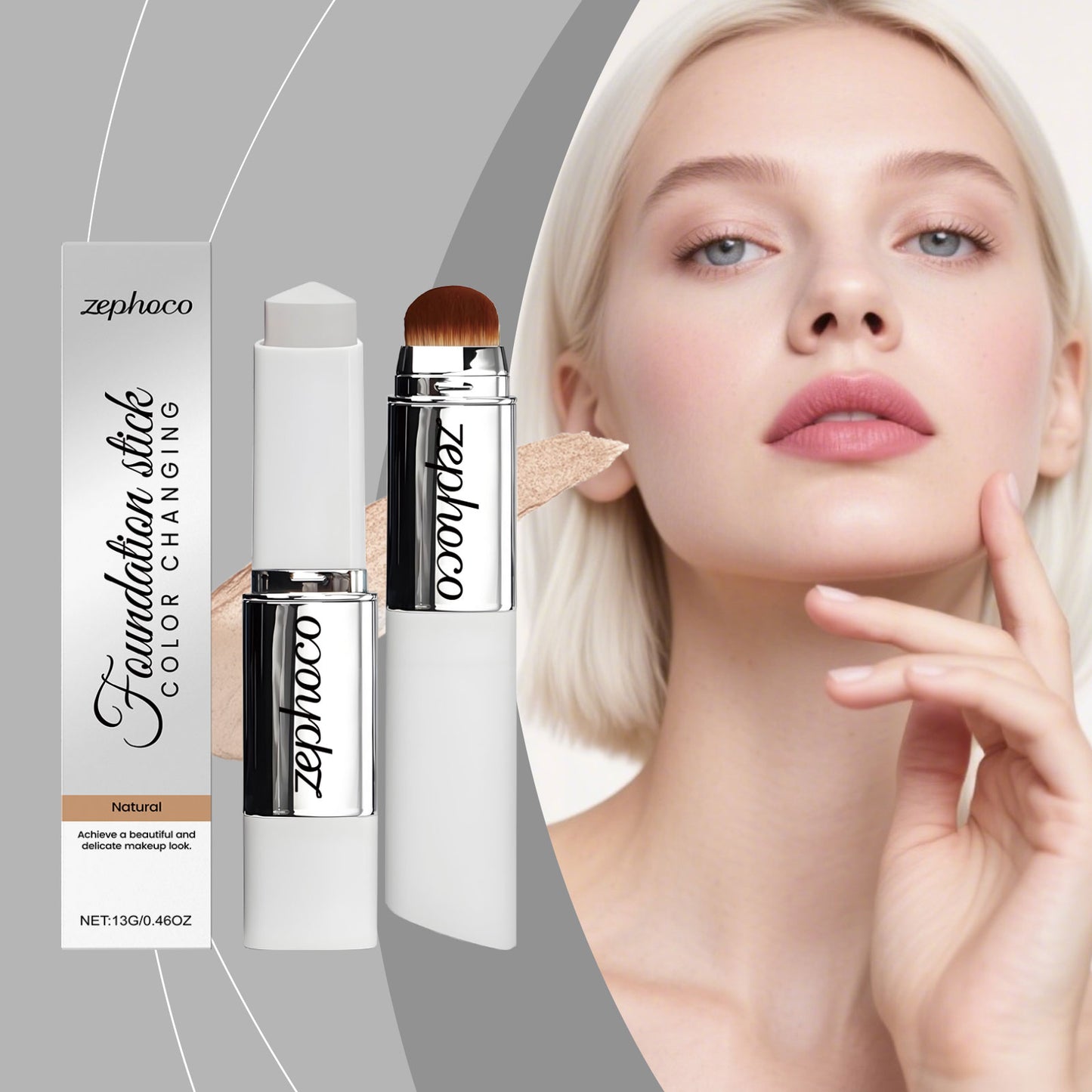 Natural Shade Color Changing Concealer Foundation Stick