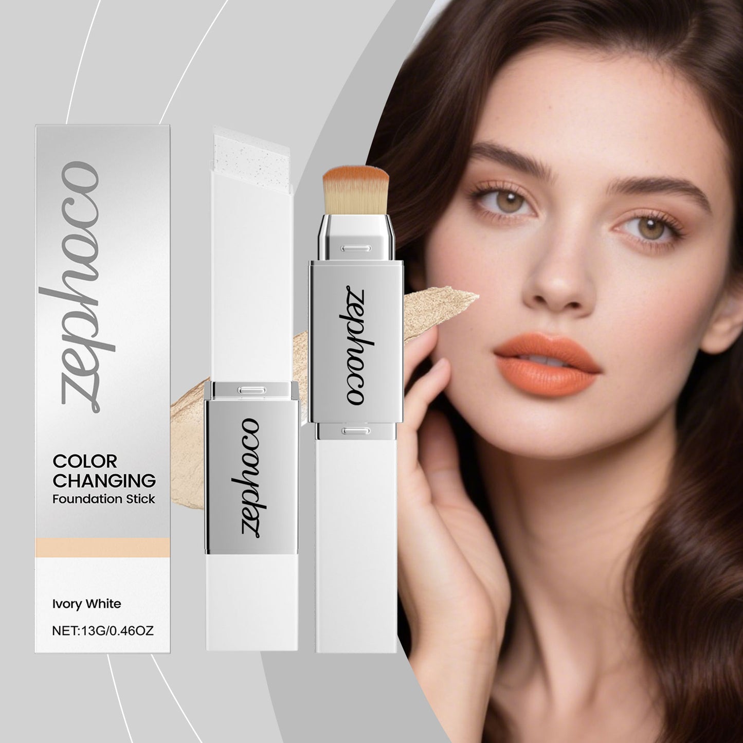 Ivory 2-in-1 Color Changing Foundation Stick