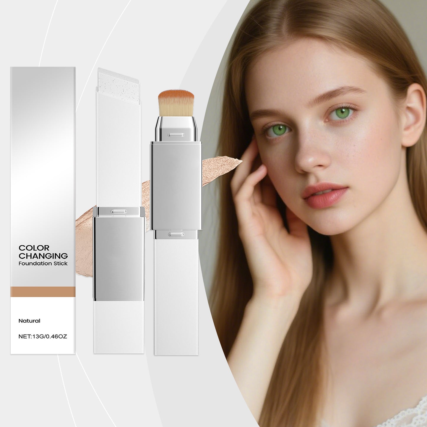 2-in-1 Color Changing Foundation Stick