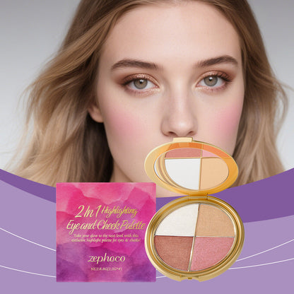 Highlighter, Eyeshadow & Blush Palette