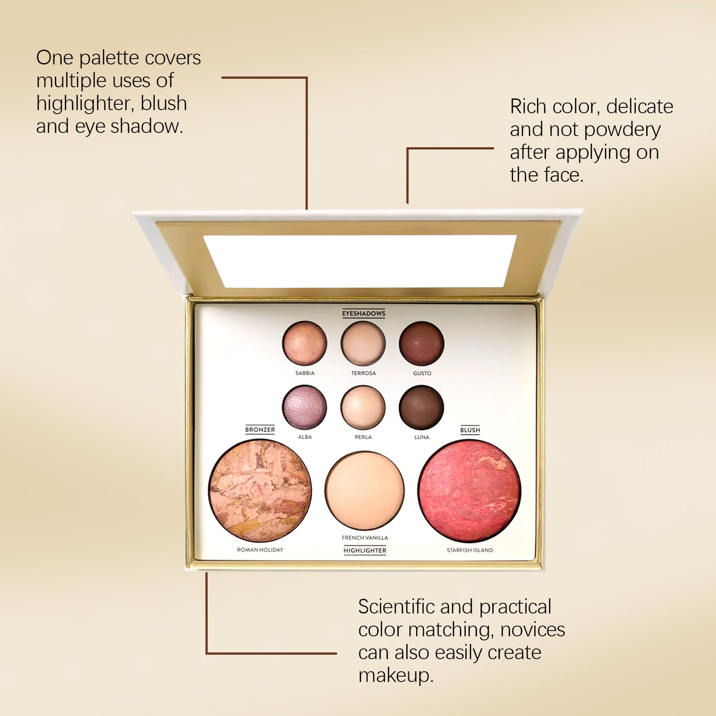 Gilded All-In-One Makeup Palette