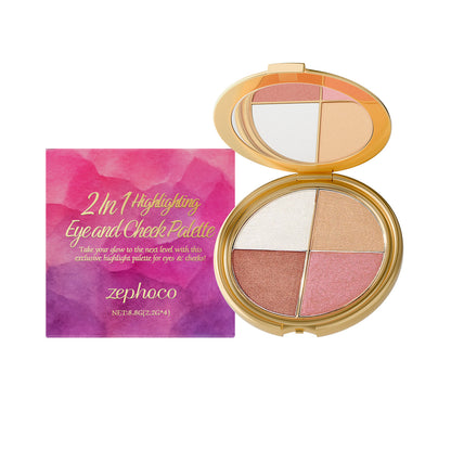 Highlighter, Eyeshadow & Blush Palette