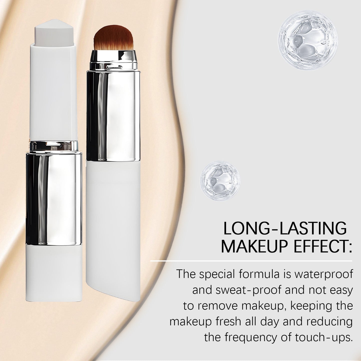 Ivory White 2-in-1 Color Changing Foundation Stick