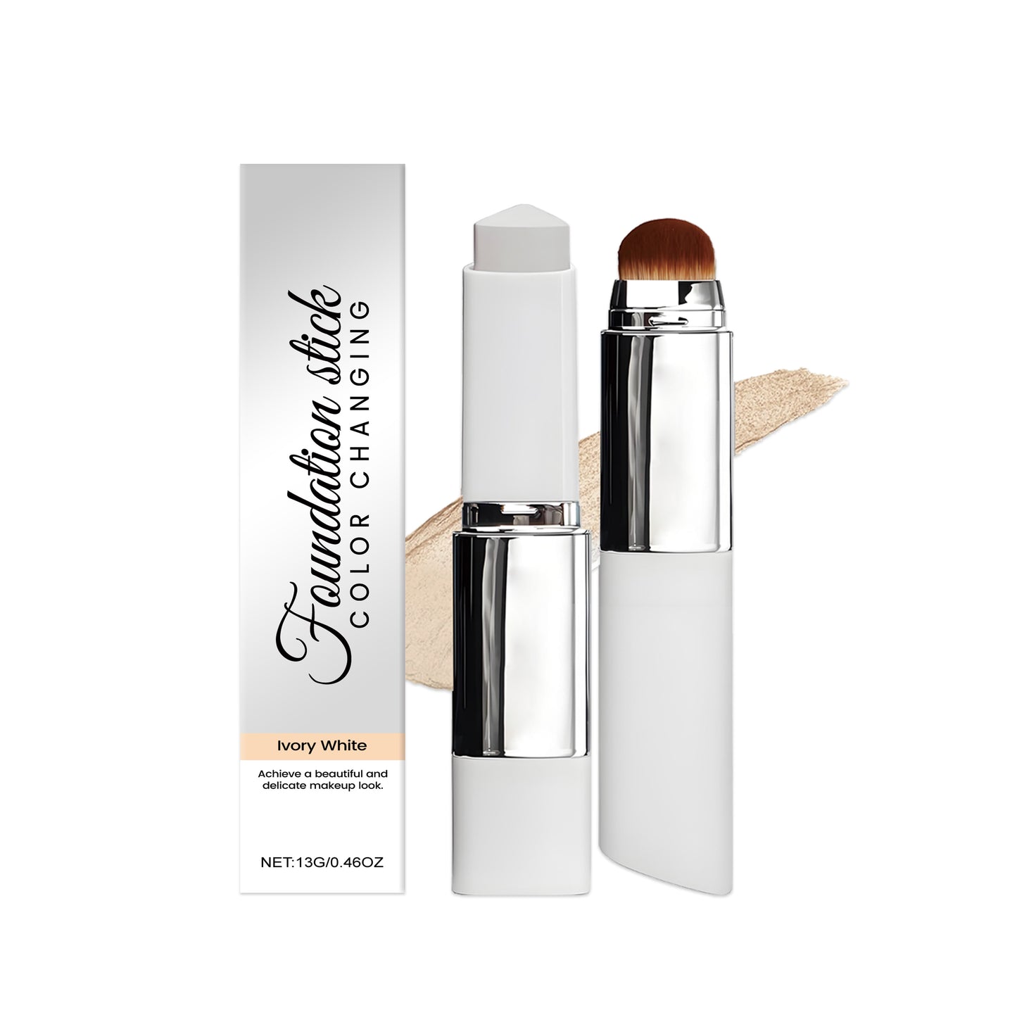 Ivory White 2-in-1 Color Changing Foundation Stick