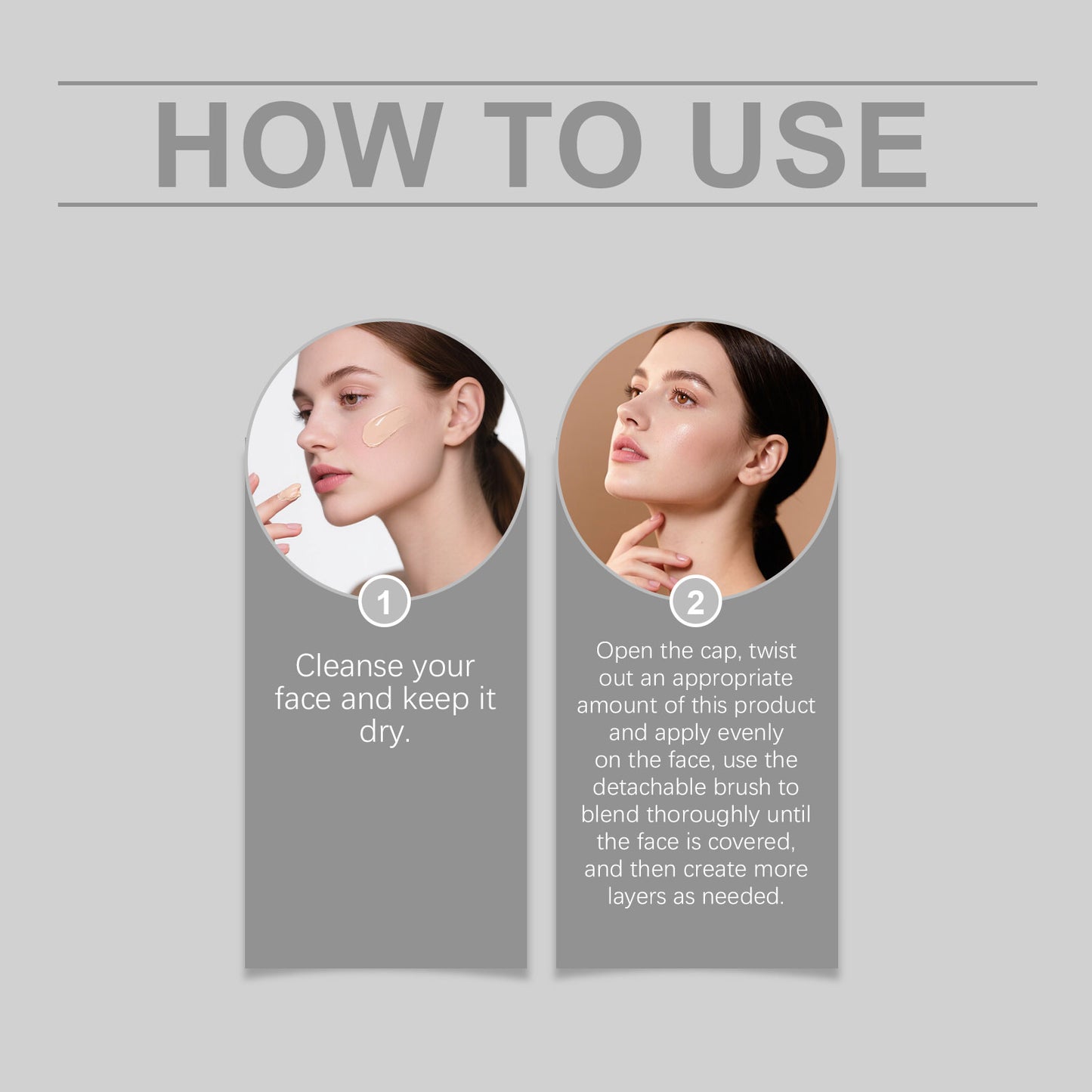 Natural Shade Color Changing Concealer Foundation Stick
