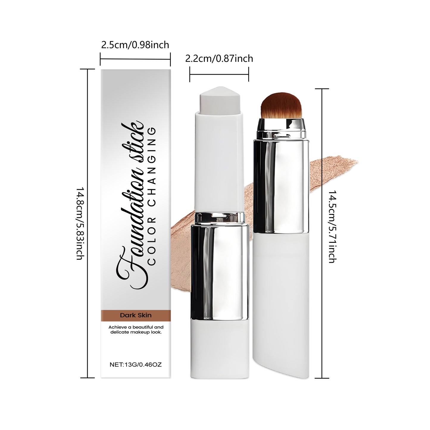 Deep Shade 2-in-1 Color Changing Foundation Stick